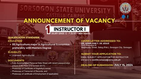 sorsogon hiring 2023|Hiring Work, Jobs in Sorsogon City .